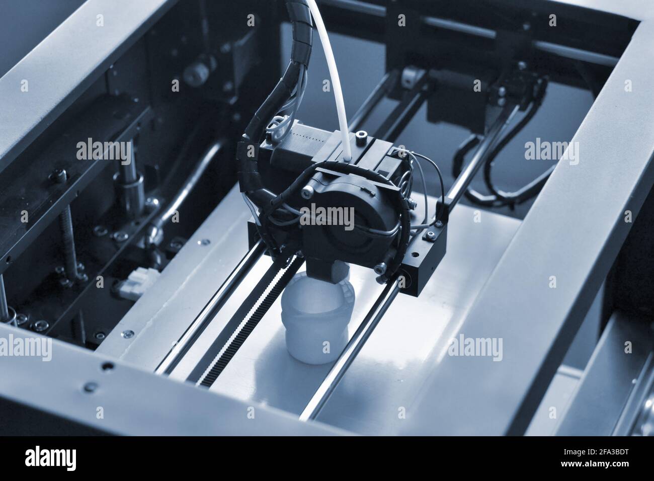 3d printer printing gray objects hi-res stock photography and images ...