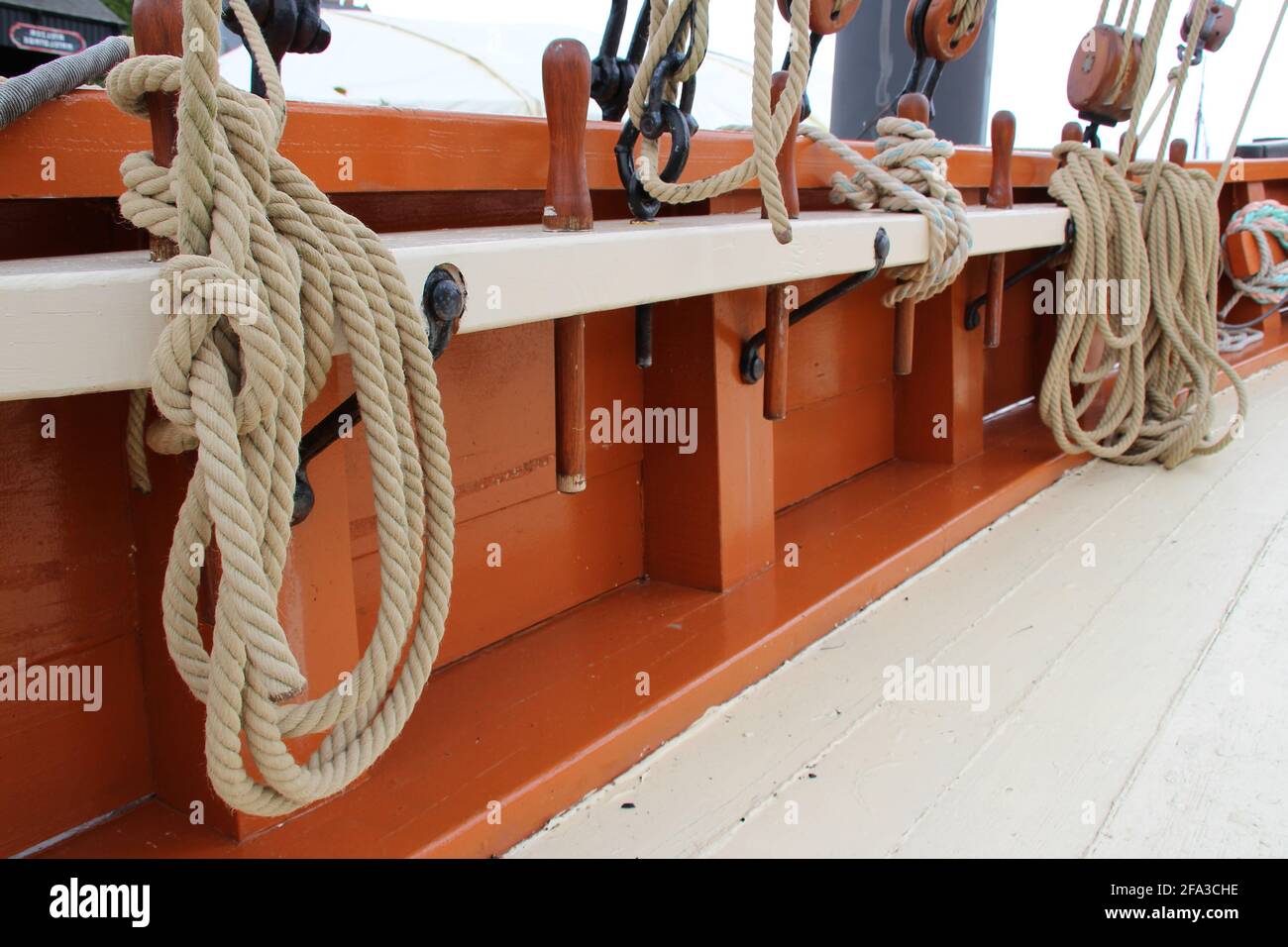 old industrial or fishing boat in douarnenez in brittany (france) Stock Photo