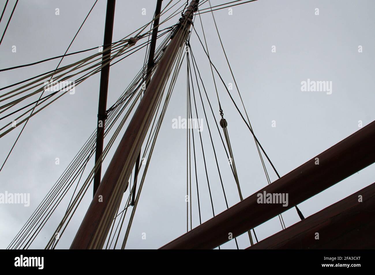 old industrial or fishing boat in douarnenez in brittany (france) Stock Photo