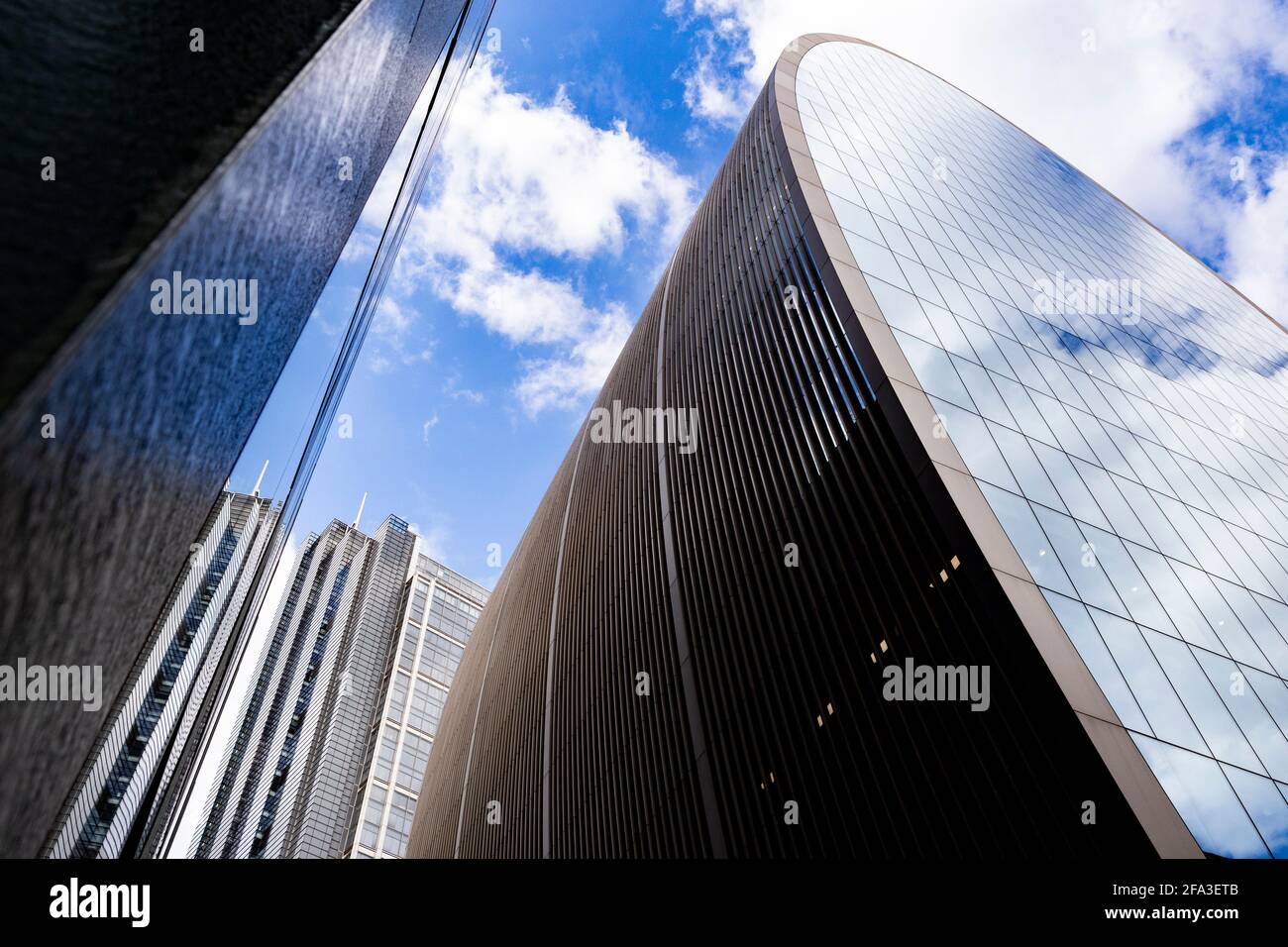 70 St Mary Axe or Can of Ham building in London Stock Photo