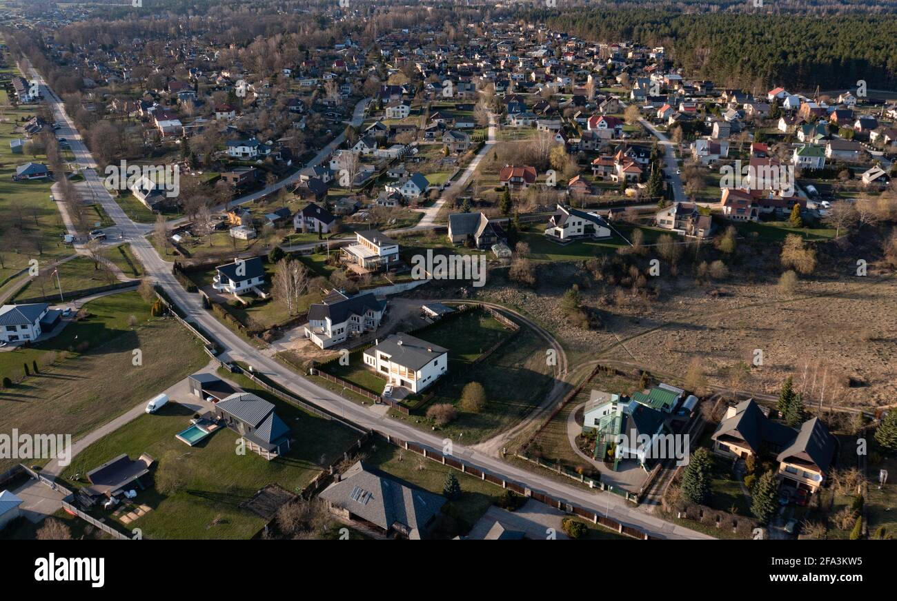 Small city on aerial view hi res stock photography and images Alamy Small city on aerial view hi res stock photography and images Alamy