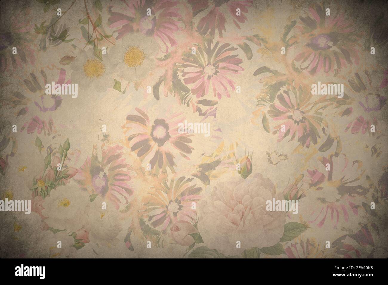 Vintage paper flowers hi-res stock photography and images - Alamy