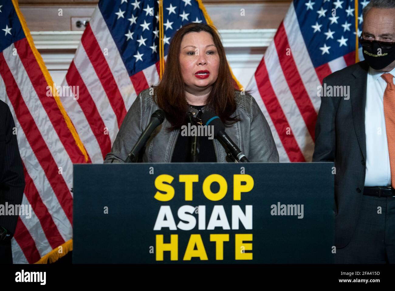 United States Senator Tammy Duckworth (Democrat of Illinois) offers