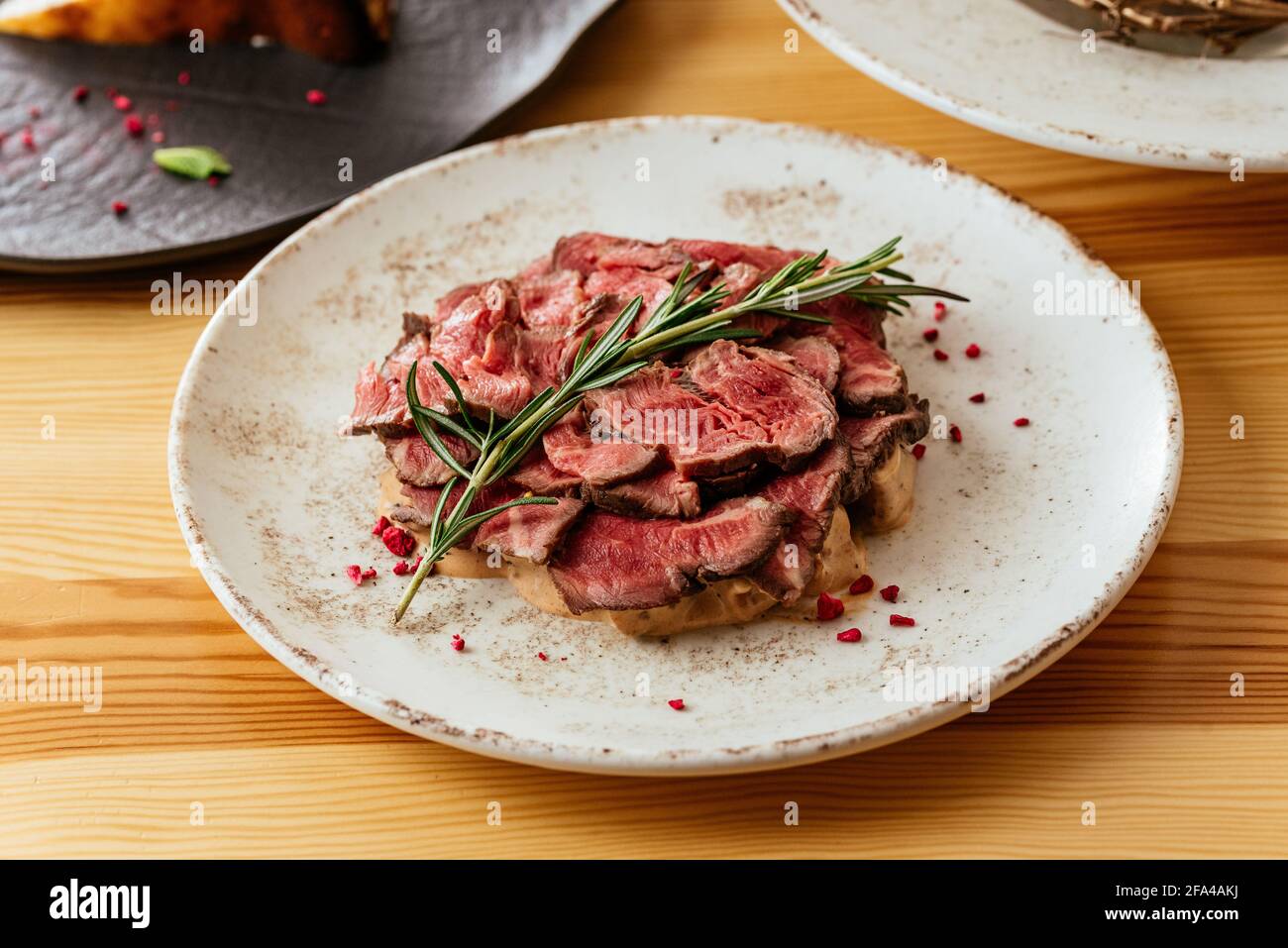 Bone steak baked potato hi-res stock photography and images - Alamy