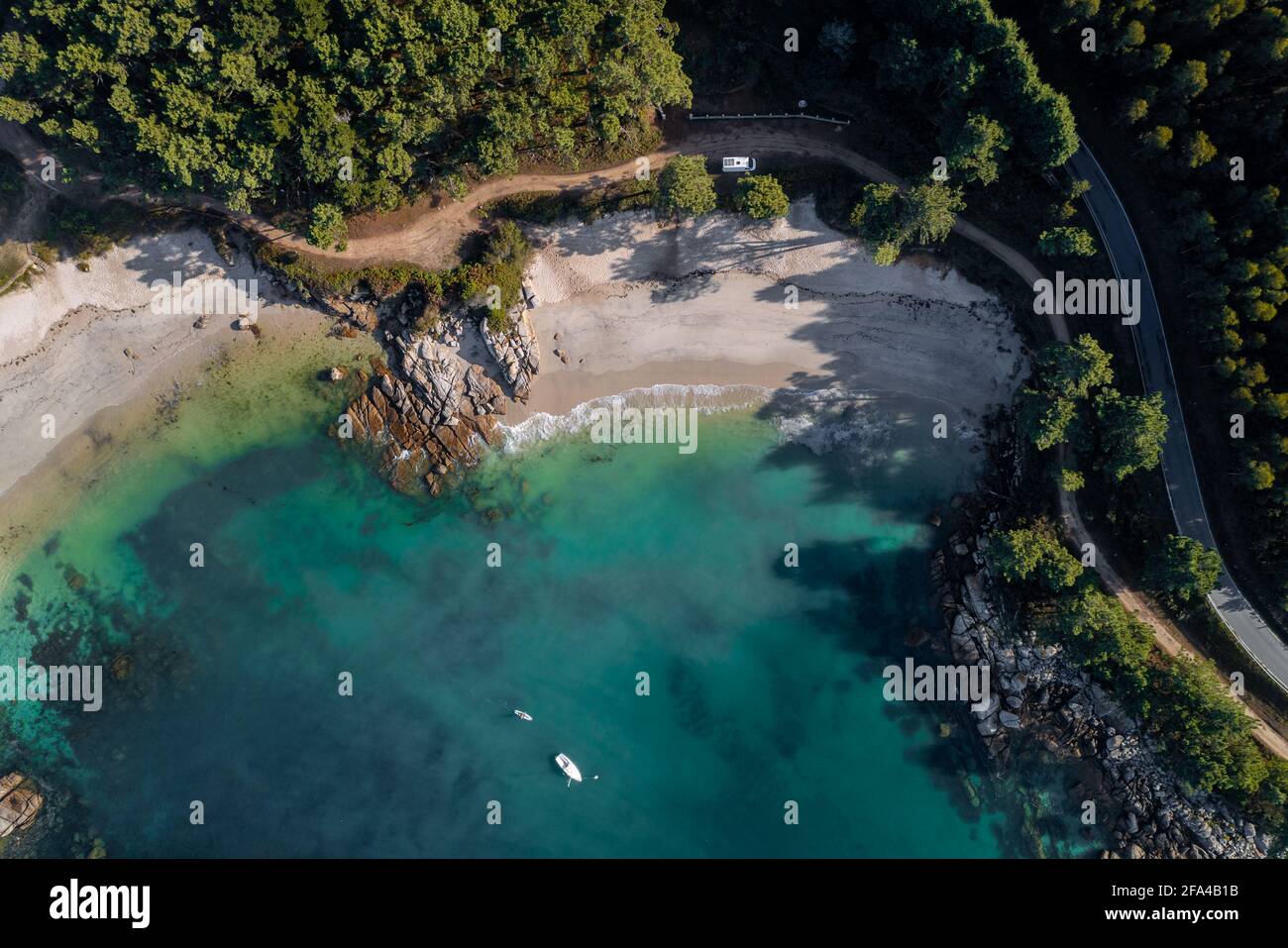 Aerial drone top view beach hi-res stock photography and images - Alamy