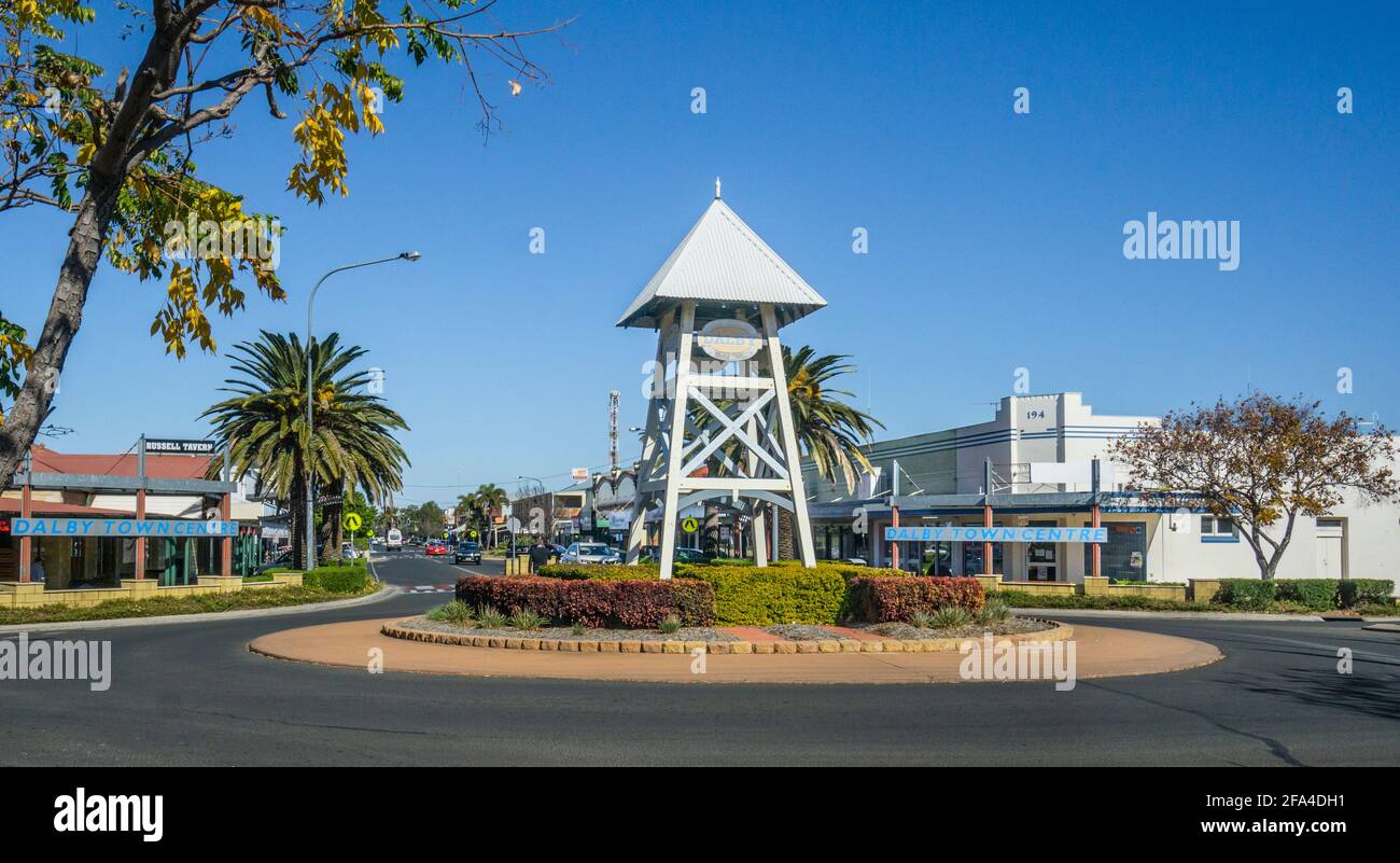 bell tower at Cunningham Street in Dalby, Western Downs Region