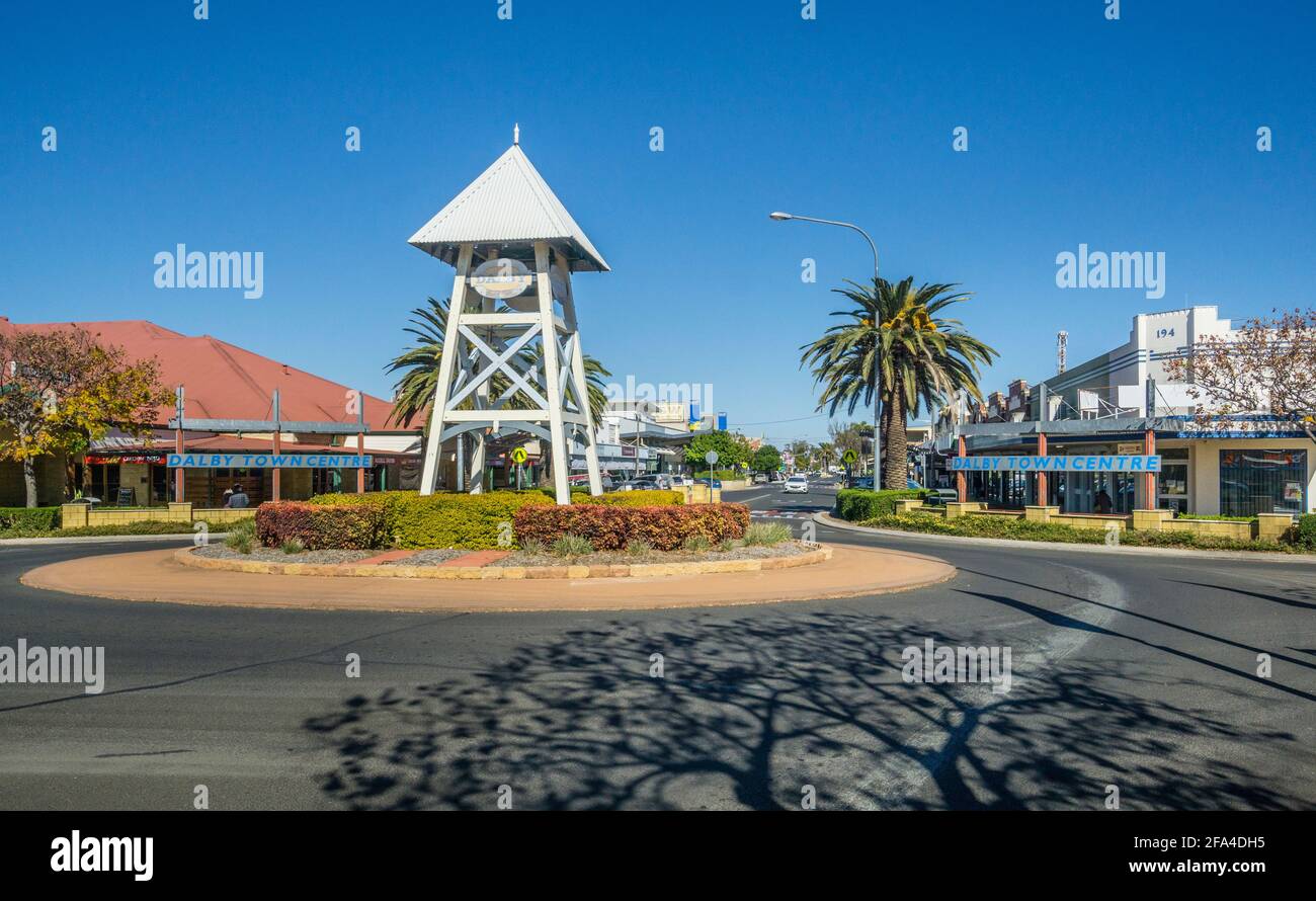 bell tower at Cunningham Street in Dalby, Western Downs Region