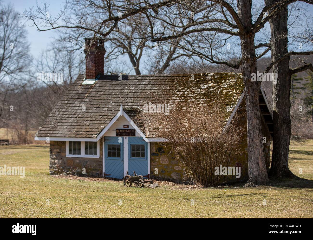 A blacksmith building in Ringwood, New Jersey Stock Photo Alamy
