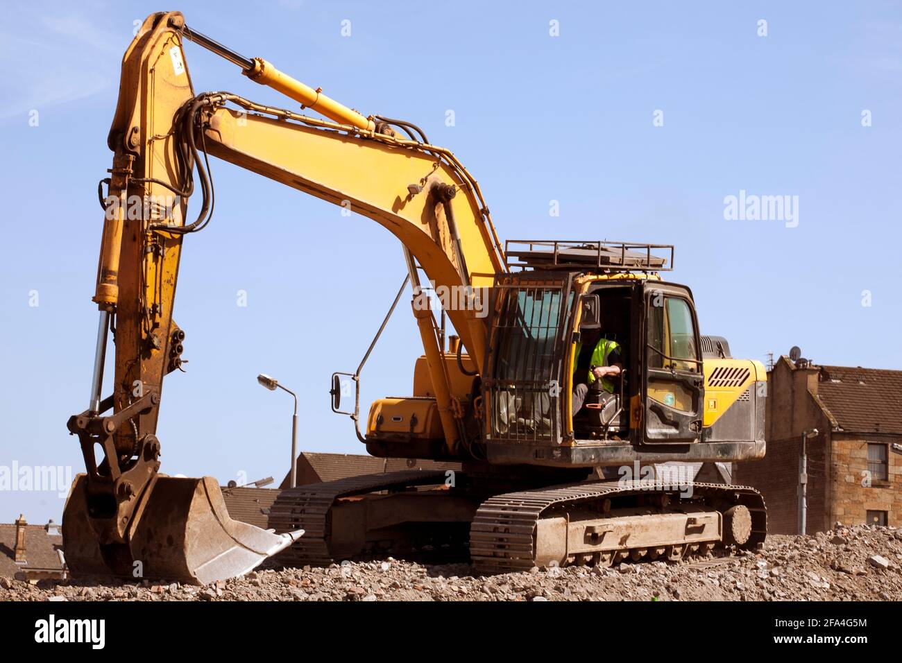 Backhoe boom hires stock photography and images Alamy