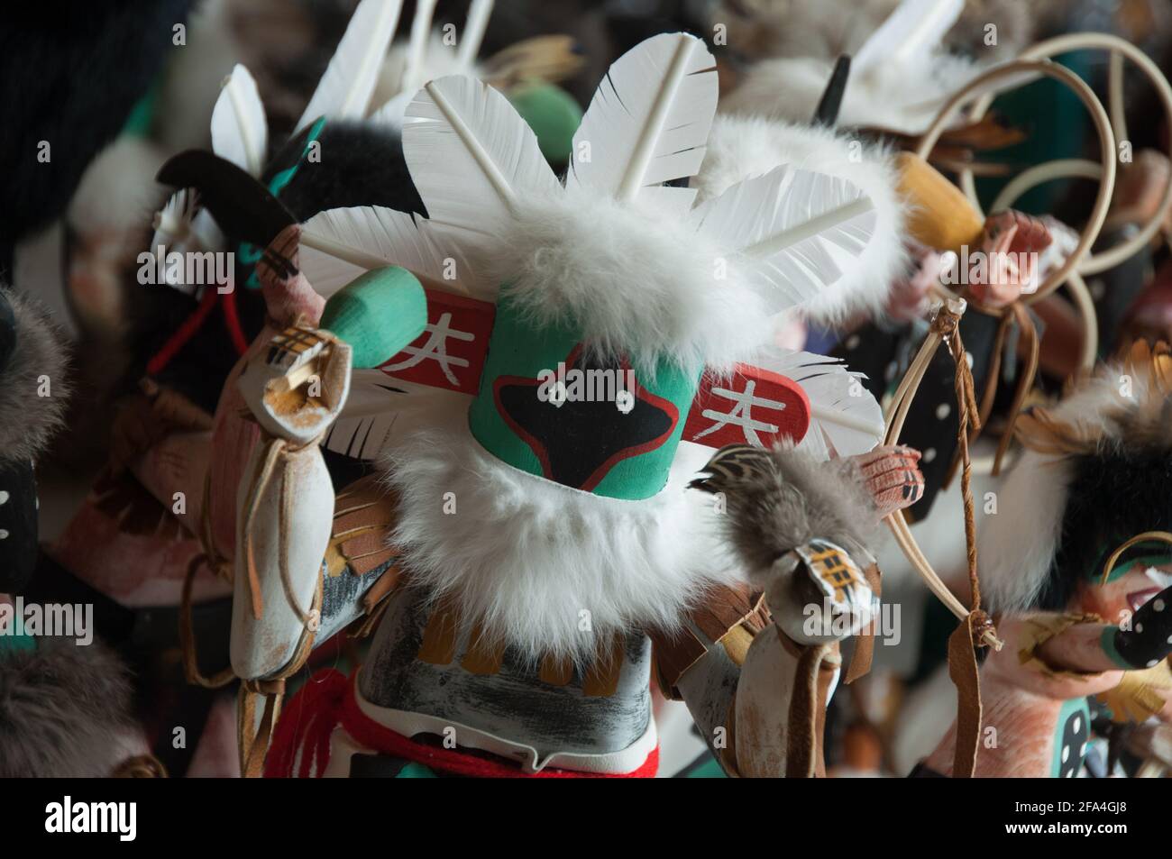 Navajo craft kachinas Stock Photo Alamy