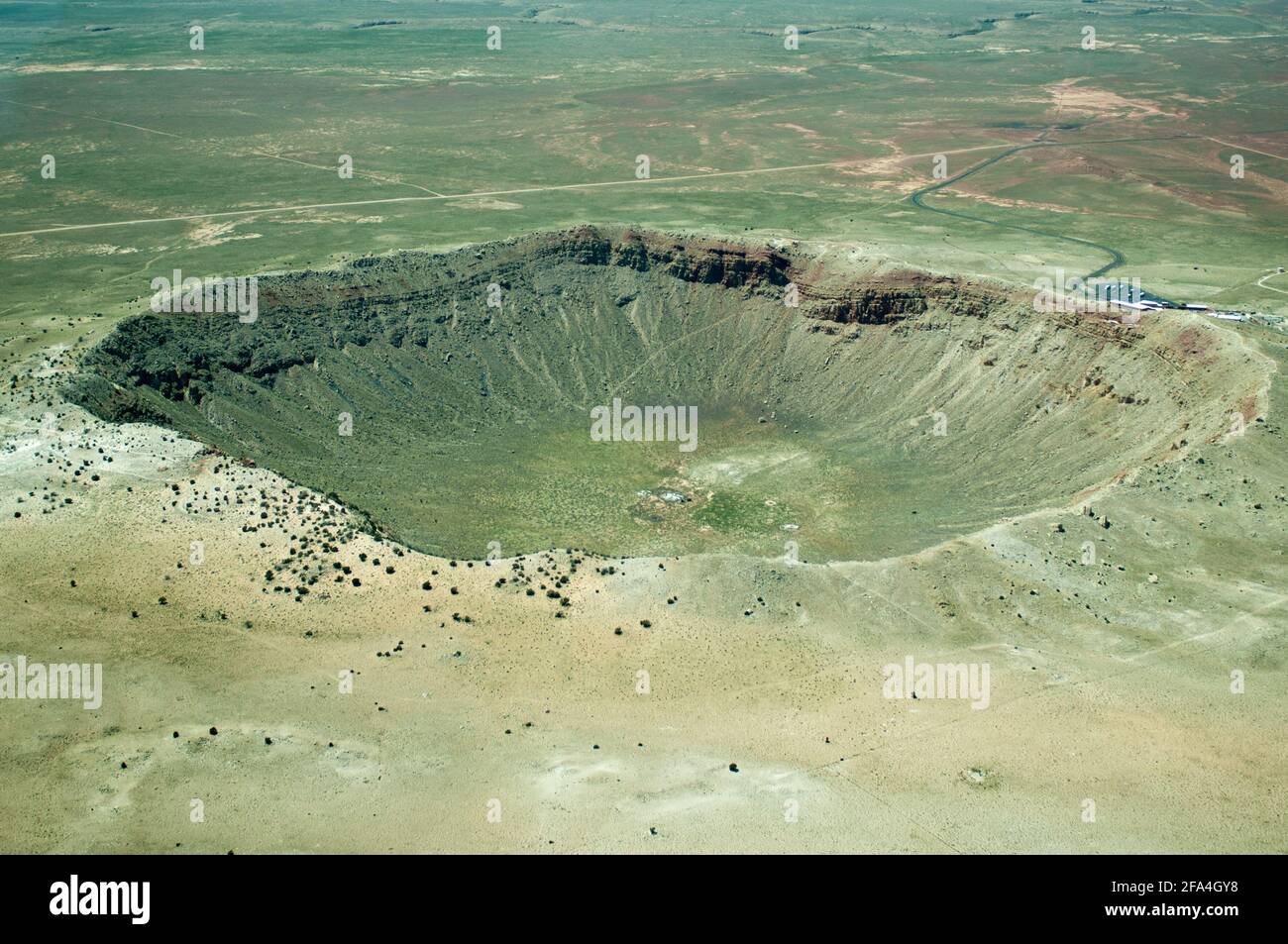 Barringer crater Stock Photo