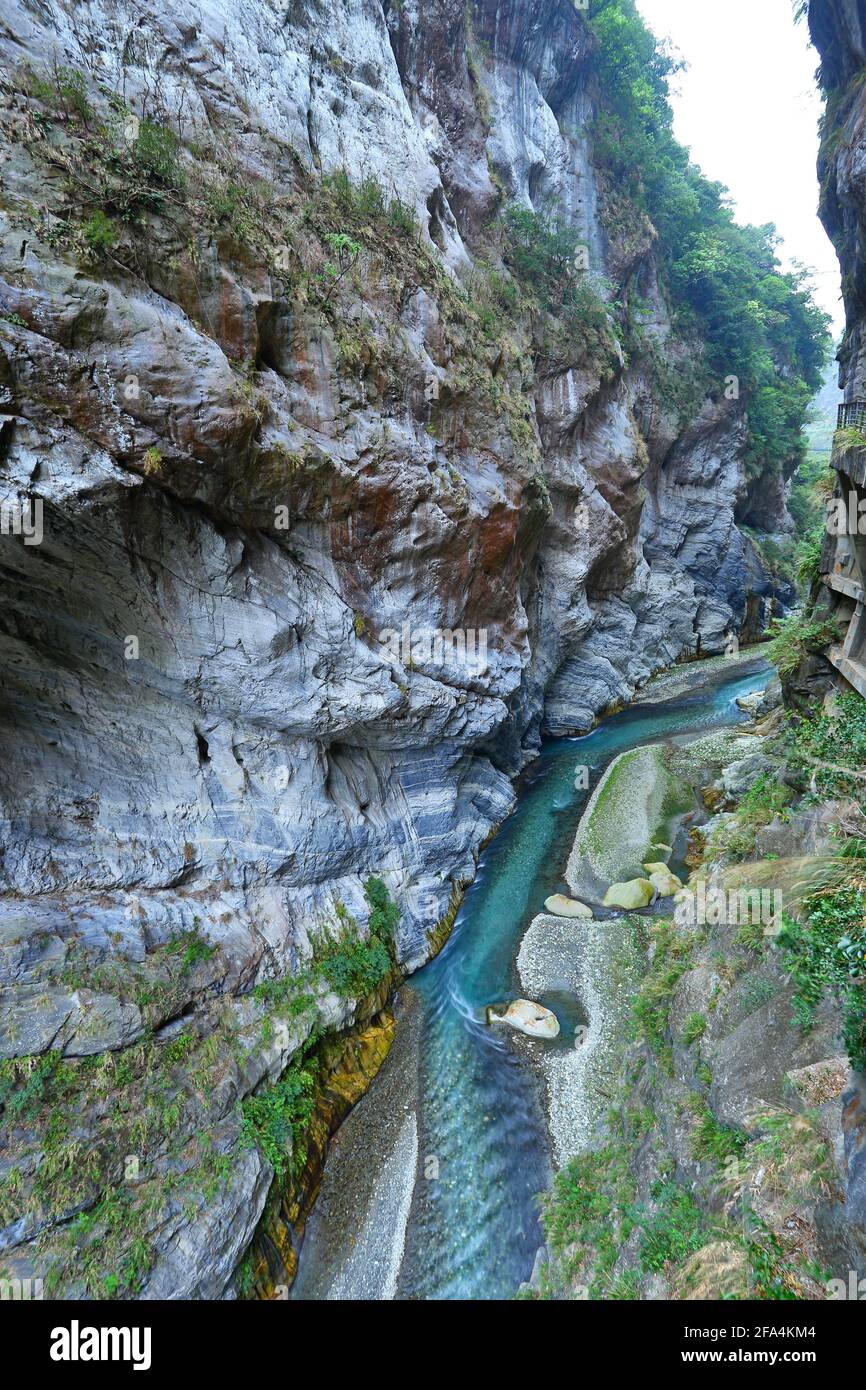 Swallow Grotto Trail Yanzikou In Taroko National Park In Xiulin Hualien Taiwan Stock Photo Alamy