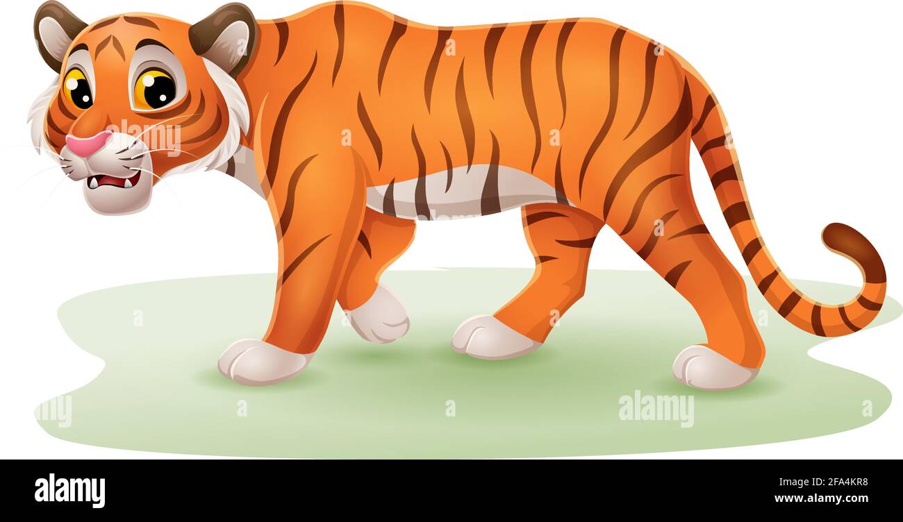 Funny Tiger Cartoon