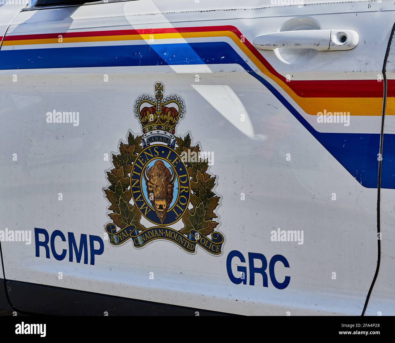 RCMP Royal Canadian Mounted Police Stock Photo