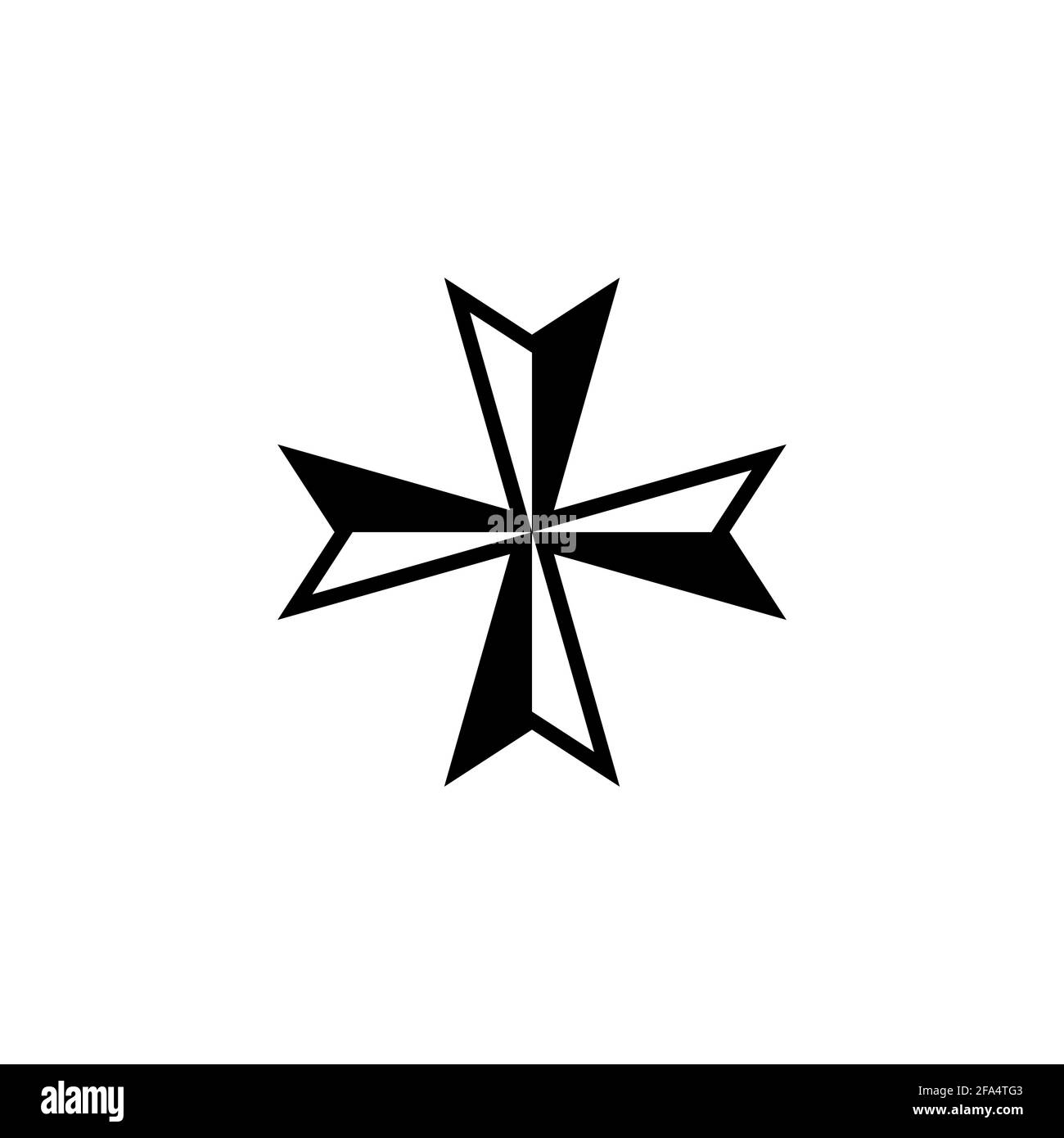 Maltese cross Black and White Stock Photos & Images - Alamy