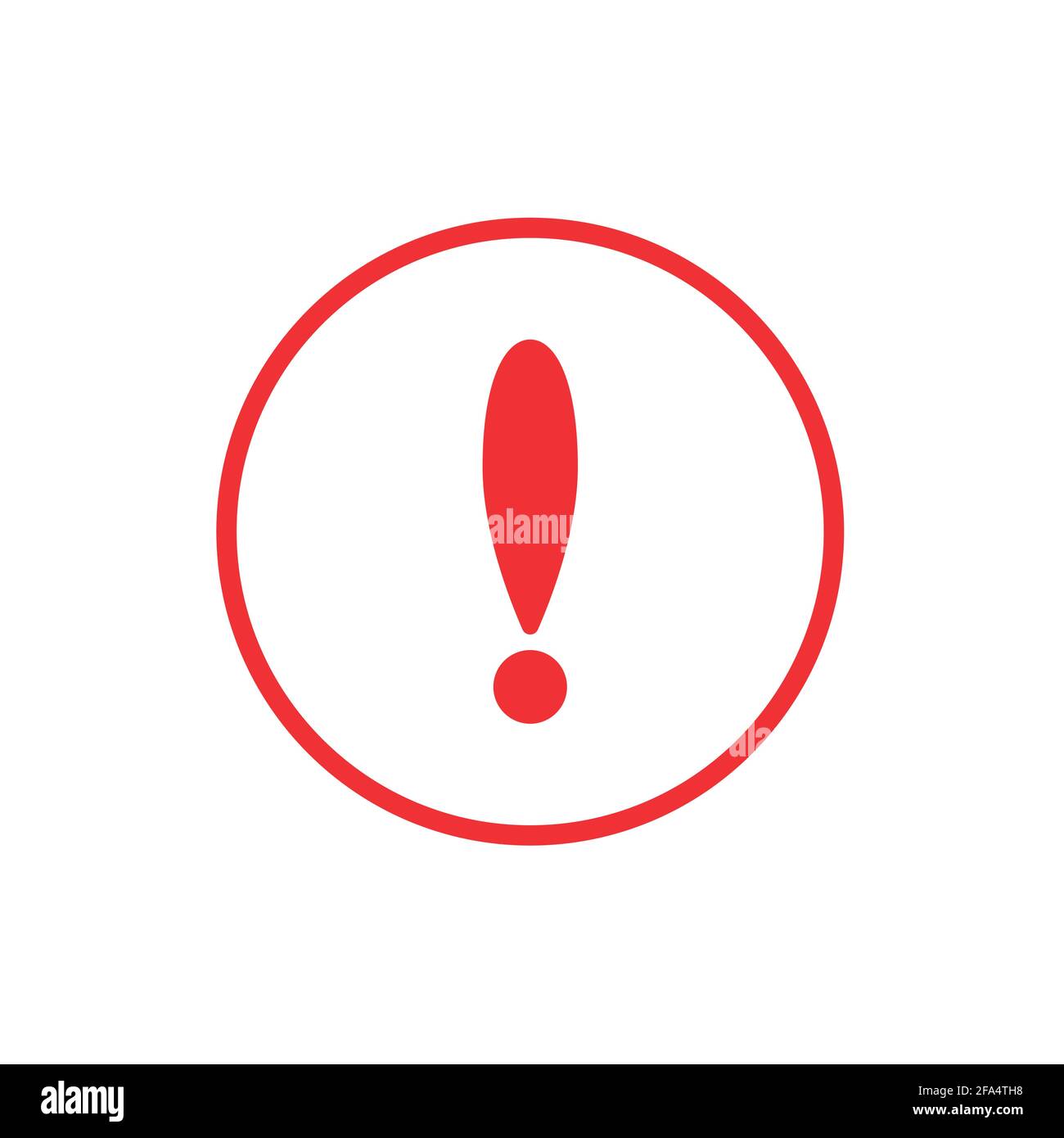 Red exclamation mark Stock Vector Images Alamy