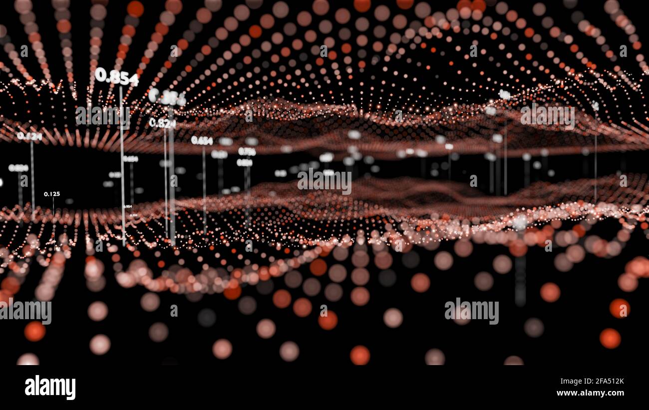 Big Data Visualization. Abstract structure Stock Photo - Alamy