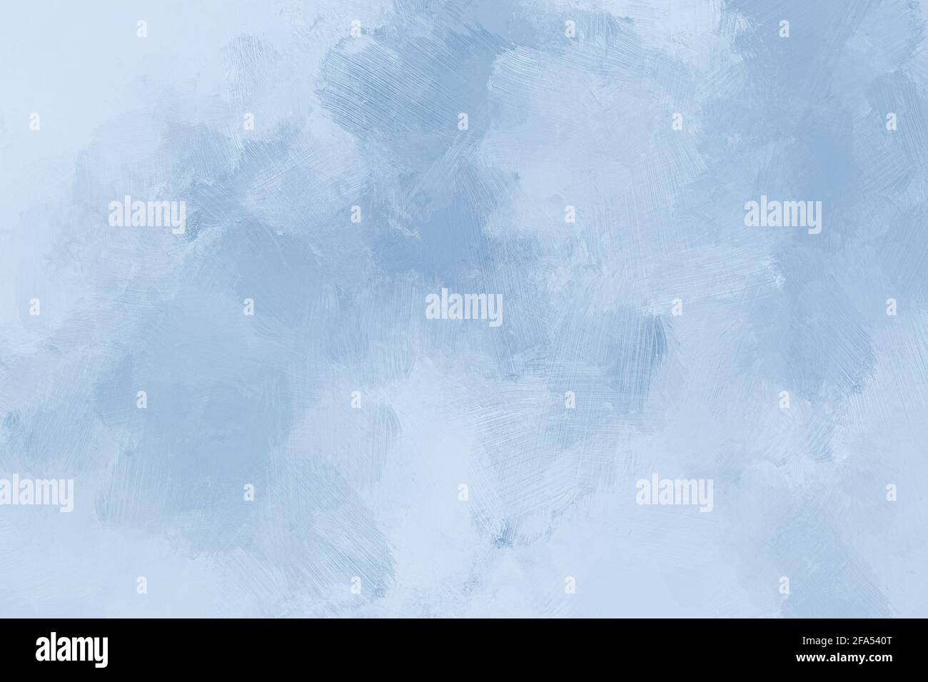 Abstract light blue and grayish oil painting background with brush