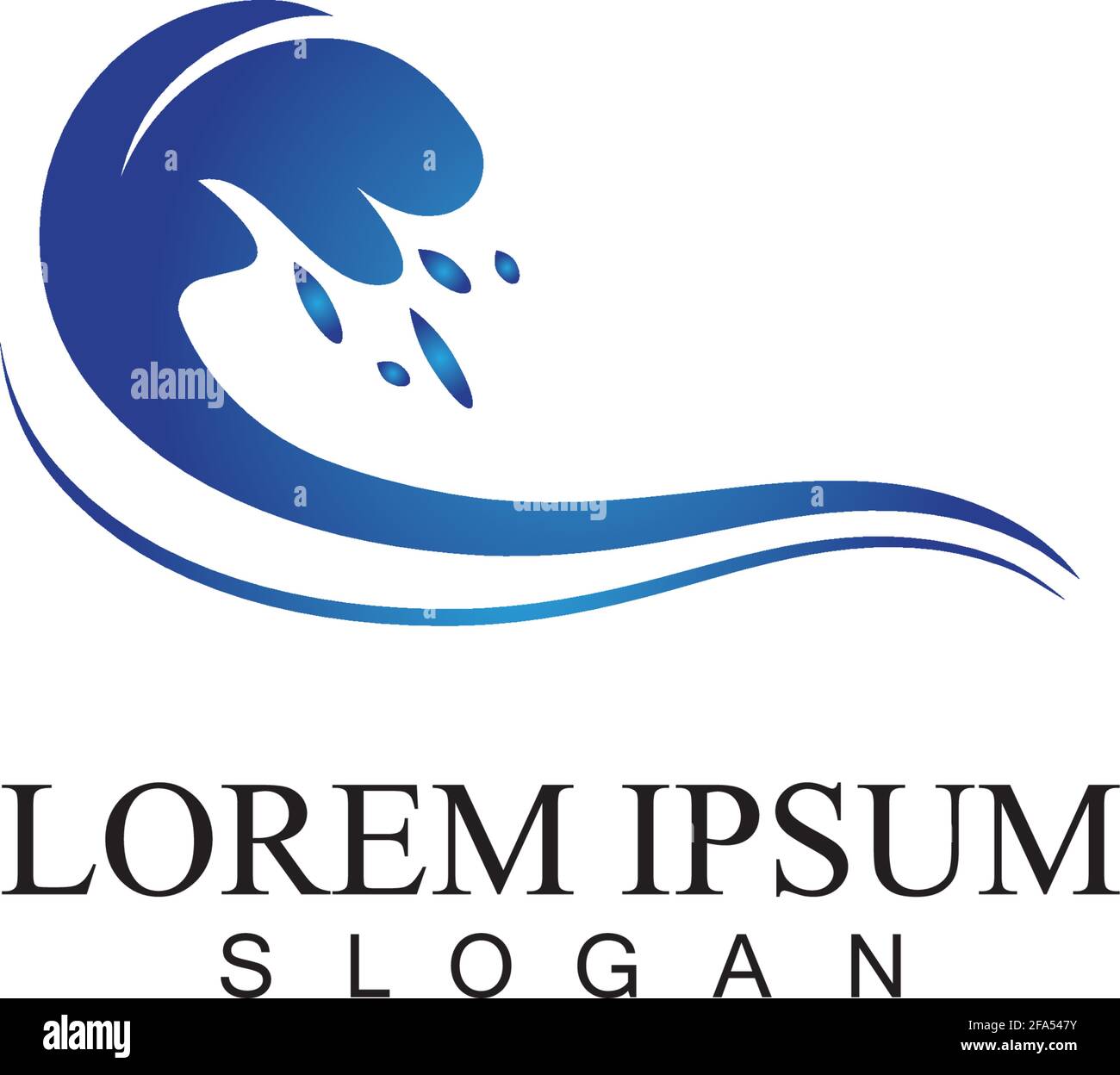 Water wave icon vector illustration design logo Stock Vector Image ...