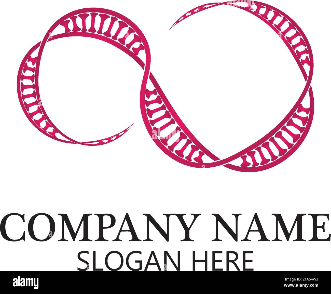 Infinity DNA Logo Icon Vector Stock Vector Image & Art - Alamy