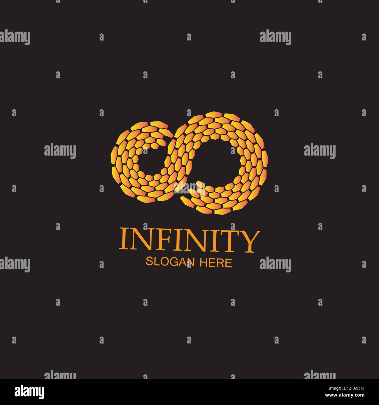 Infinity Design Vector icon illustration Logo template design Stock ...