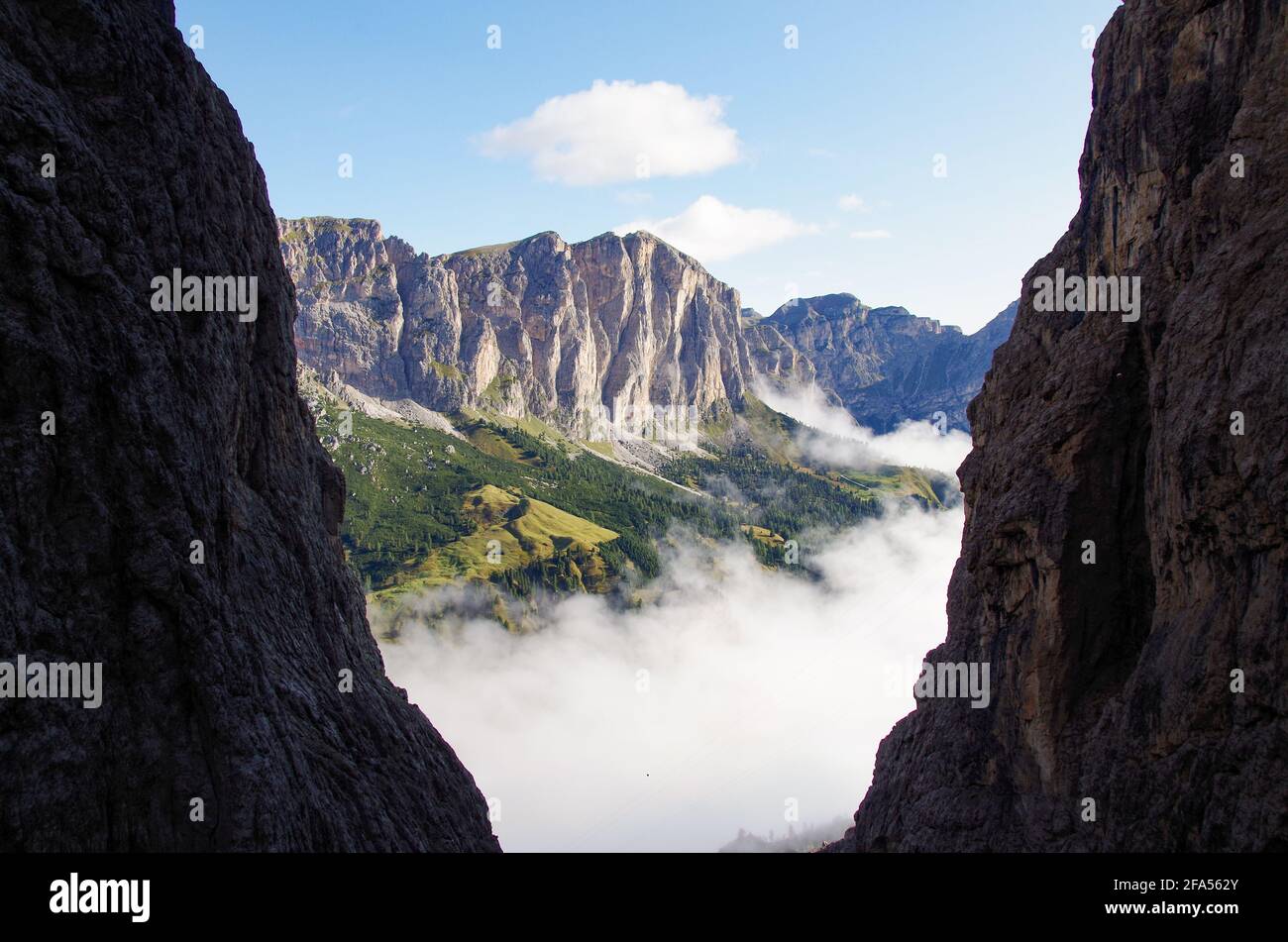 Dolomite Panorama Stock Photo