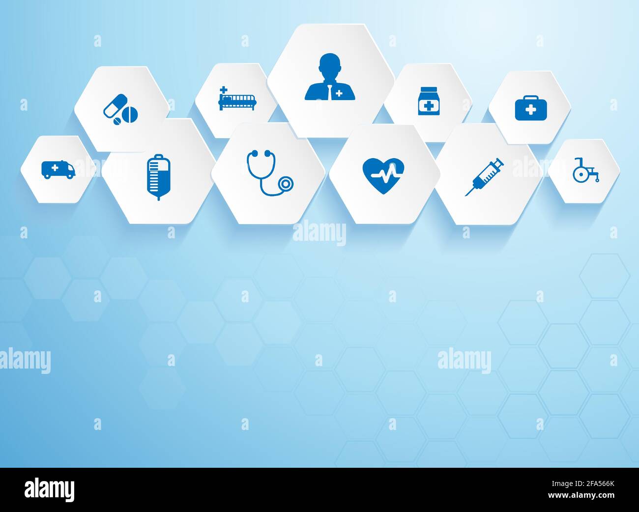 Medical background and icons to treat patients Stock Vector Image & Art ...