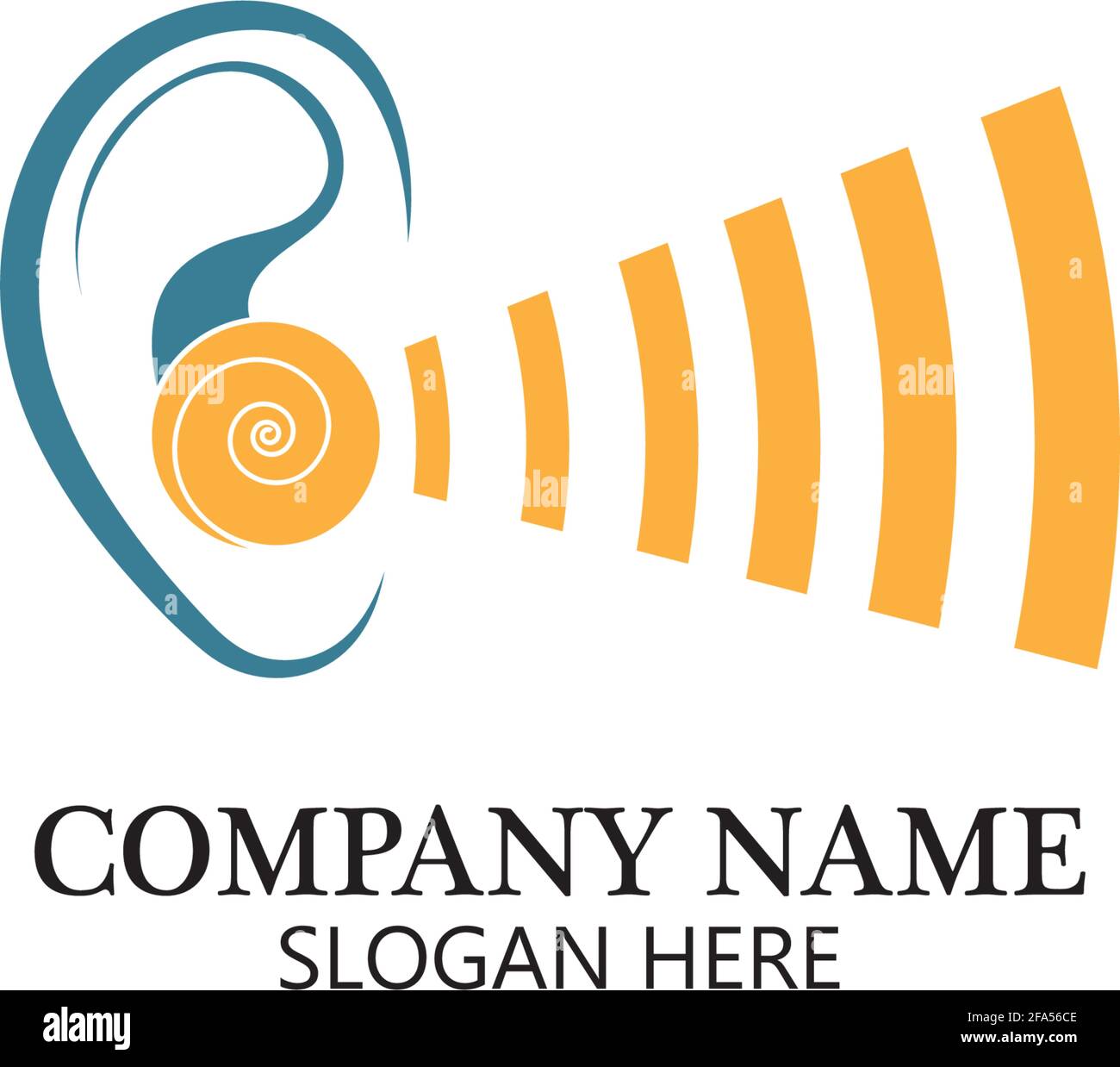 Hearing Logo Template vector icon design Stock Vector