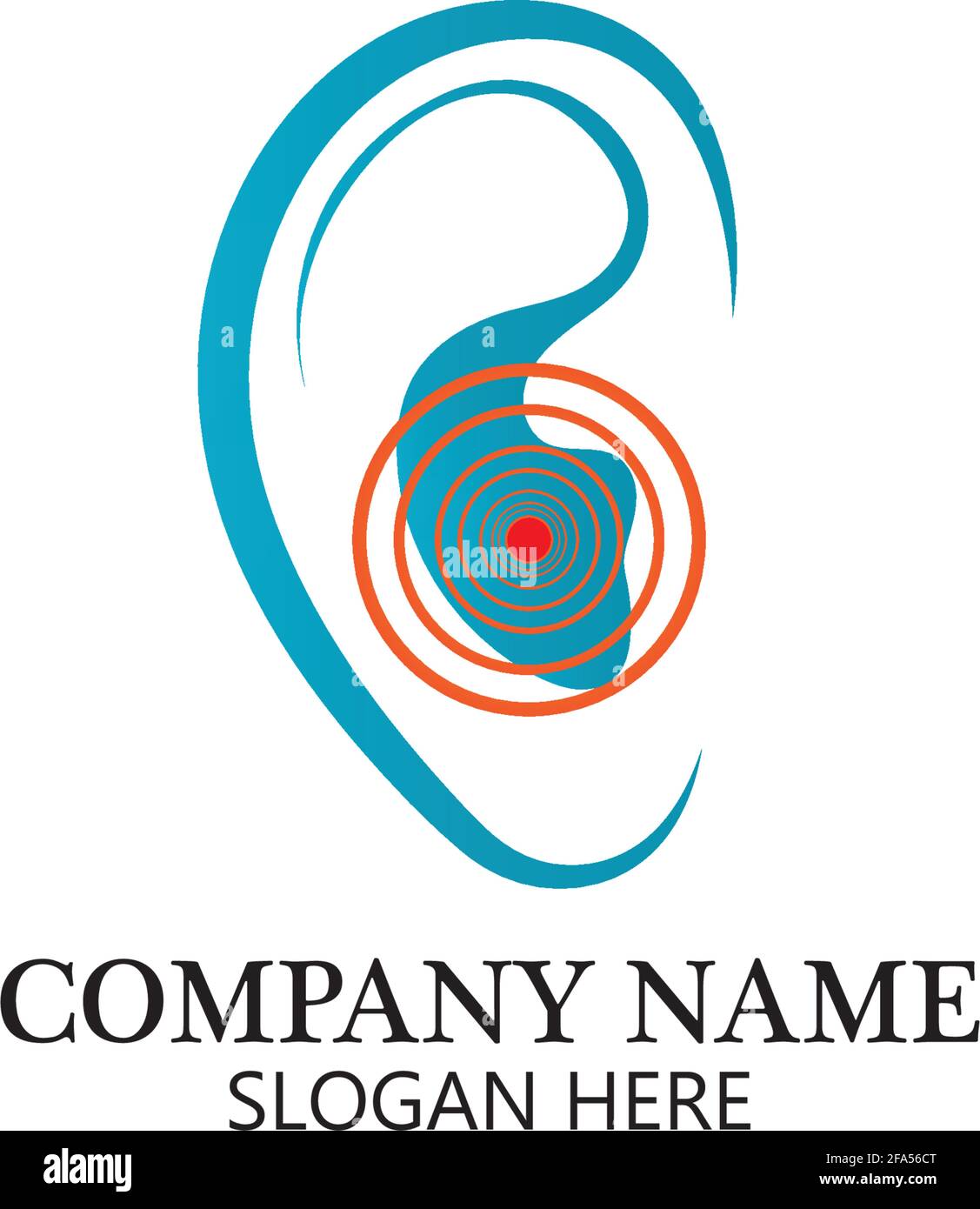 Hearing Logo Template vector icon design Stock Vector