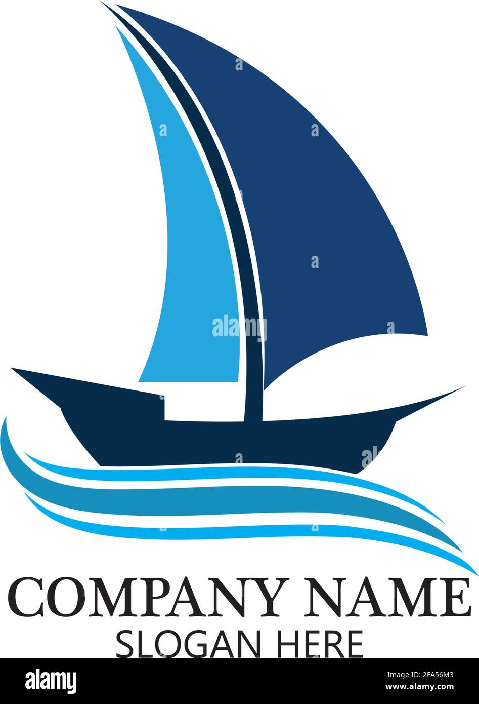 boat logo template,ship icon design,illustration element vector Stock Vector