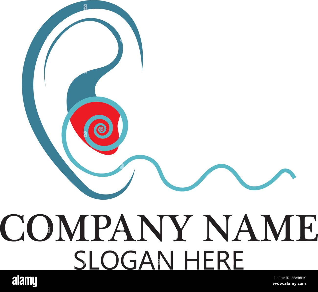 Hearing Logo Template vector icon design Stock Vector