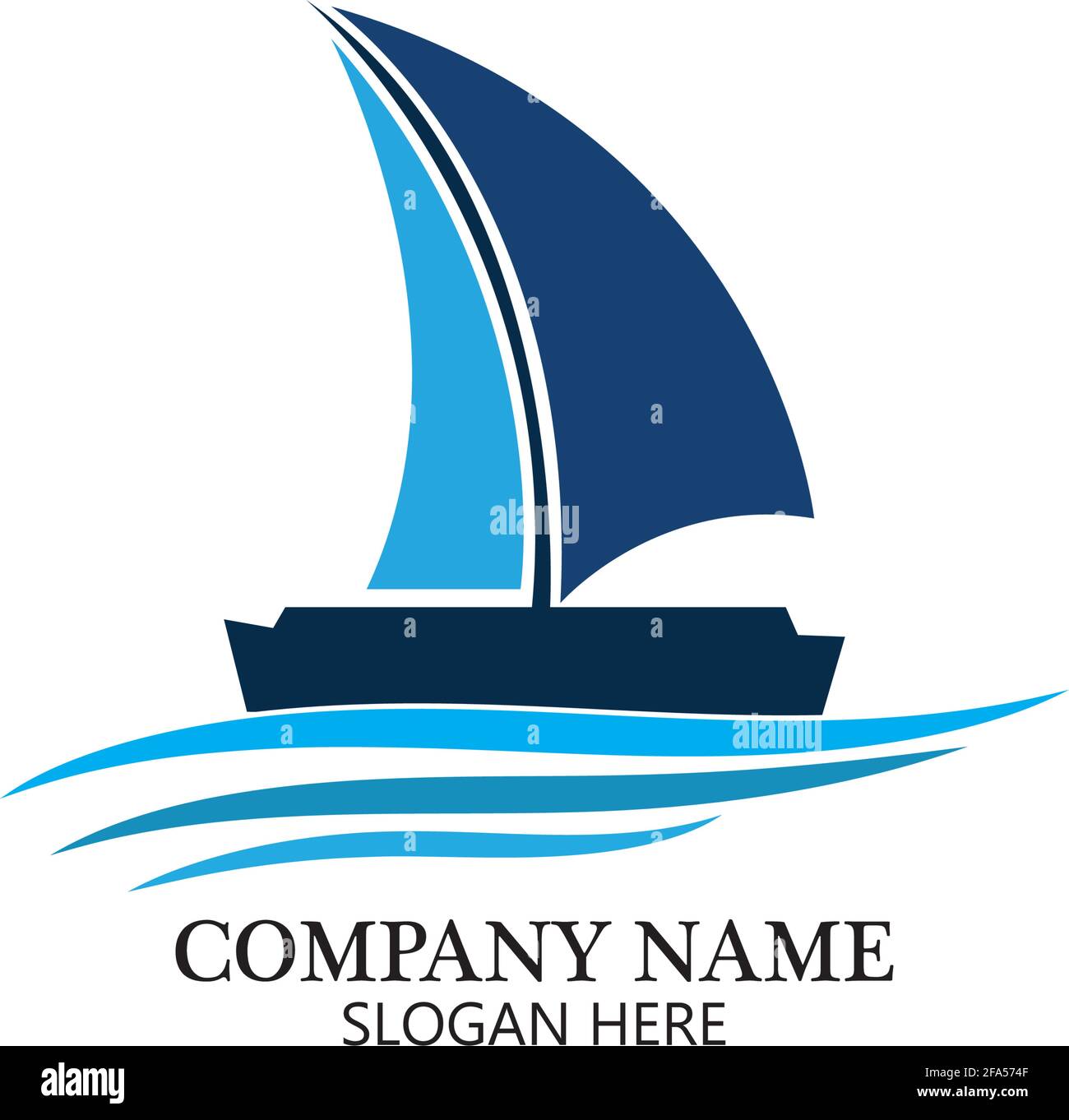 boat logo template,ship icon design,illustration element vector Stock ...