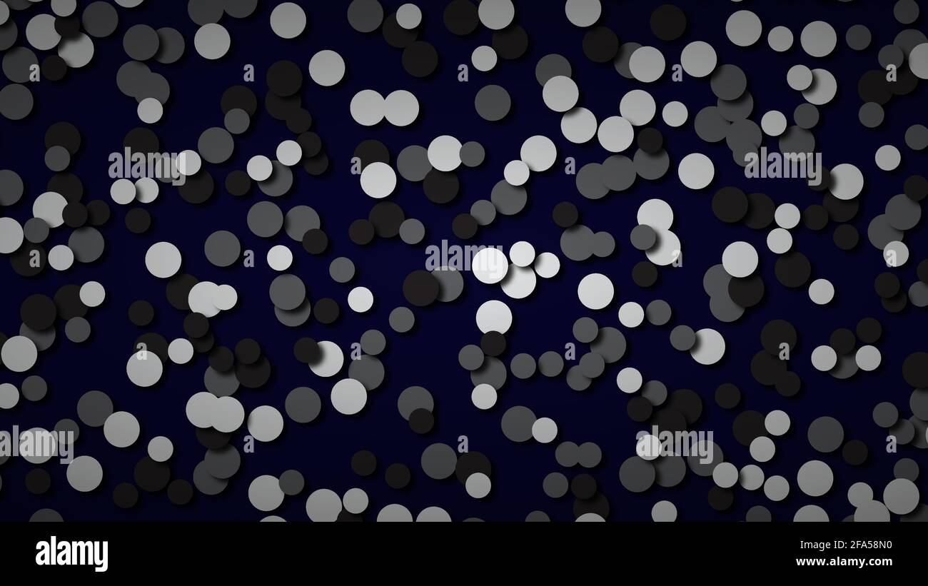 Colored circles and blue background Stock Vector