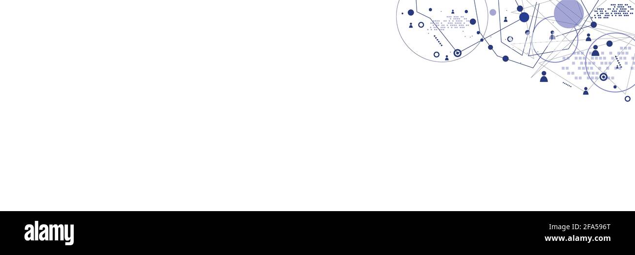 Human model connection on the white Stock Vector