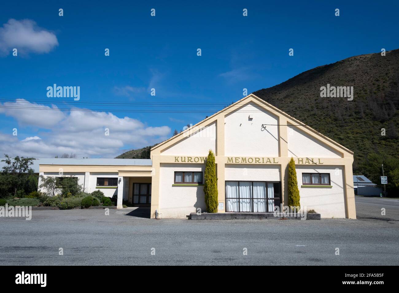 Kurow Memorial Hall, Bledislow Street, Kurow, Waitaki Valley, South