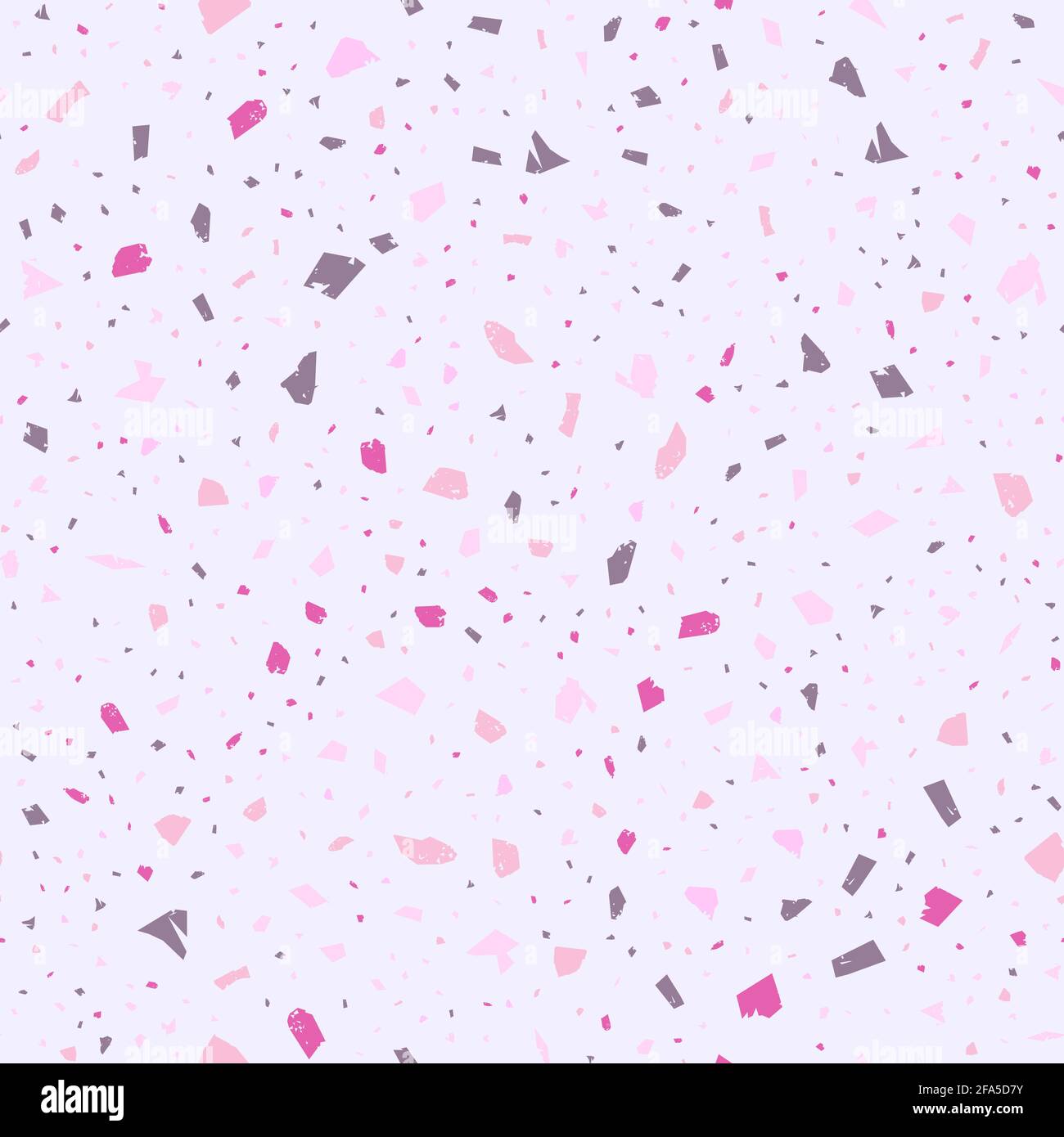 Terrazzo seamless pattern. Pastel classic flooring texture. Brilliant background made of natural stones, granite, quartz, marble, and concrete. Captiv Stock Vector