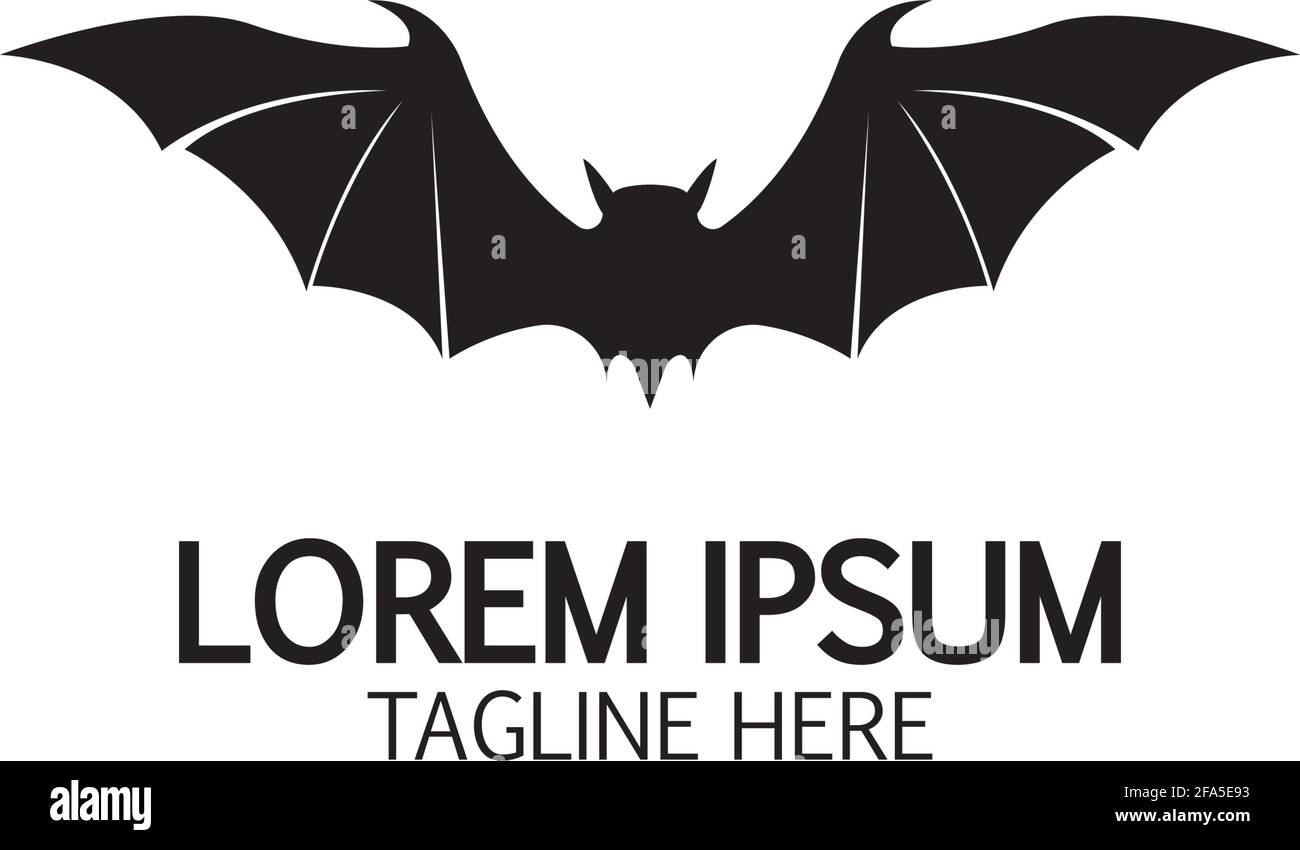 bat vector icon logo template illustration design Stock Vector Image ...
