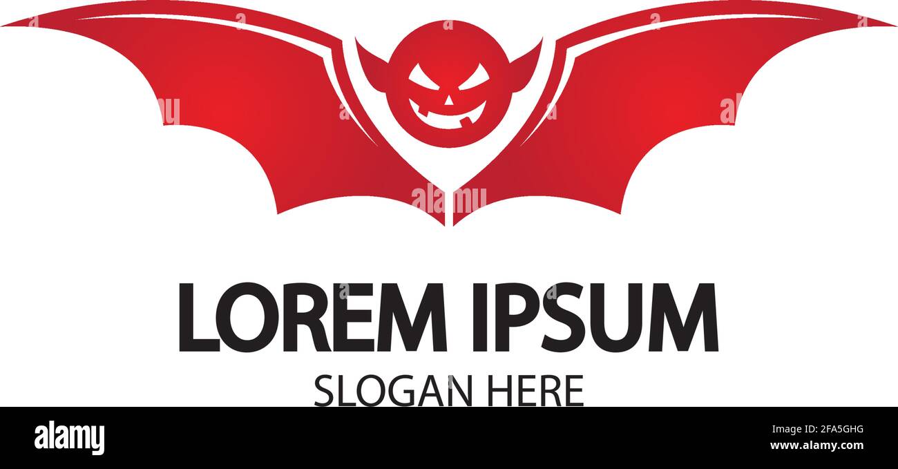Devil logo vector icon template Stock Vector Image & Art - Alamy