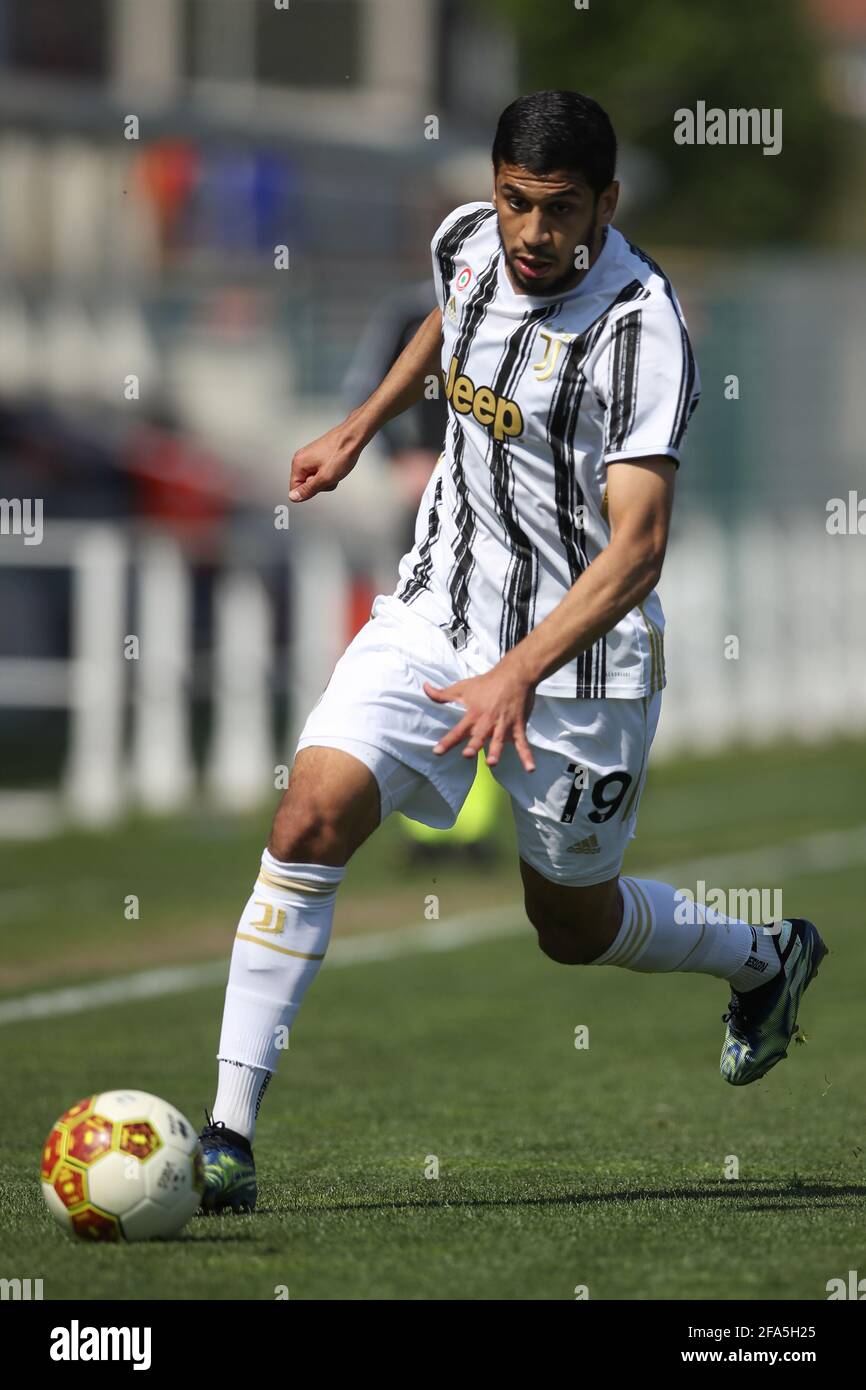 Juventus U23 celebrates after scoring his side's first goal of the match  Stock Photo - Alamy