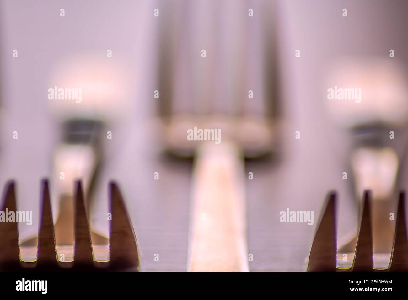 3 forks hi-res stock photography and images - Alamy