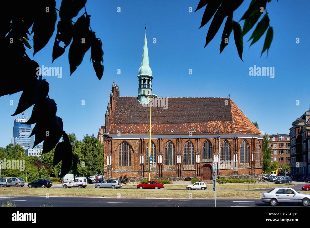 Poland, szczecin, st. paul and Peter church, West Pomerania voivodeship. Stock Photo
