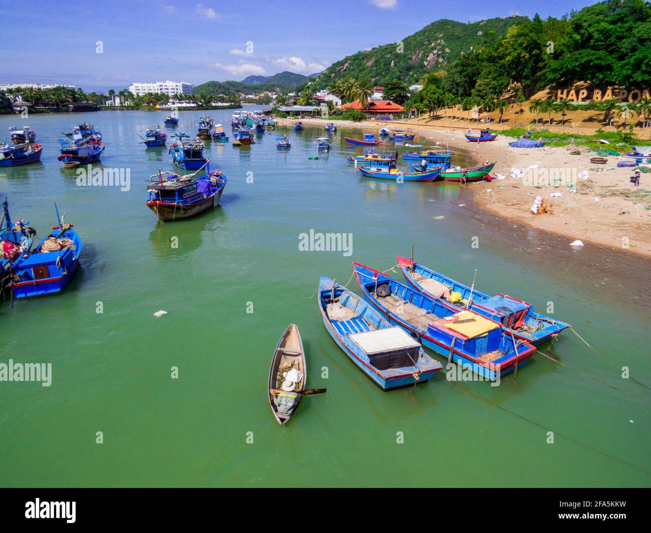 Cai River, Nha Trang, Vietnam Stock Photo