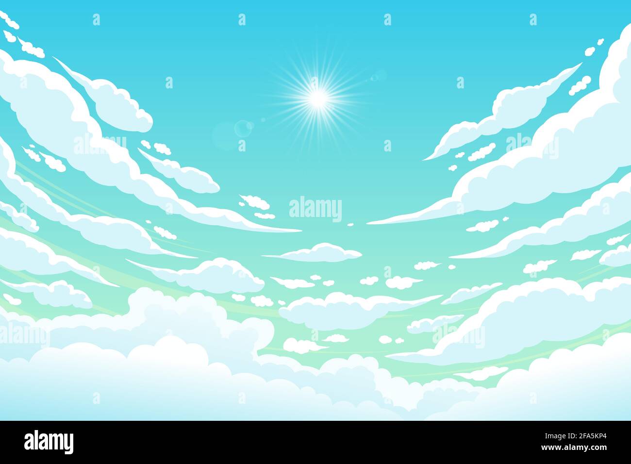 Shining clear sky Stock Vector Images Alamy