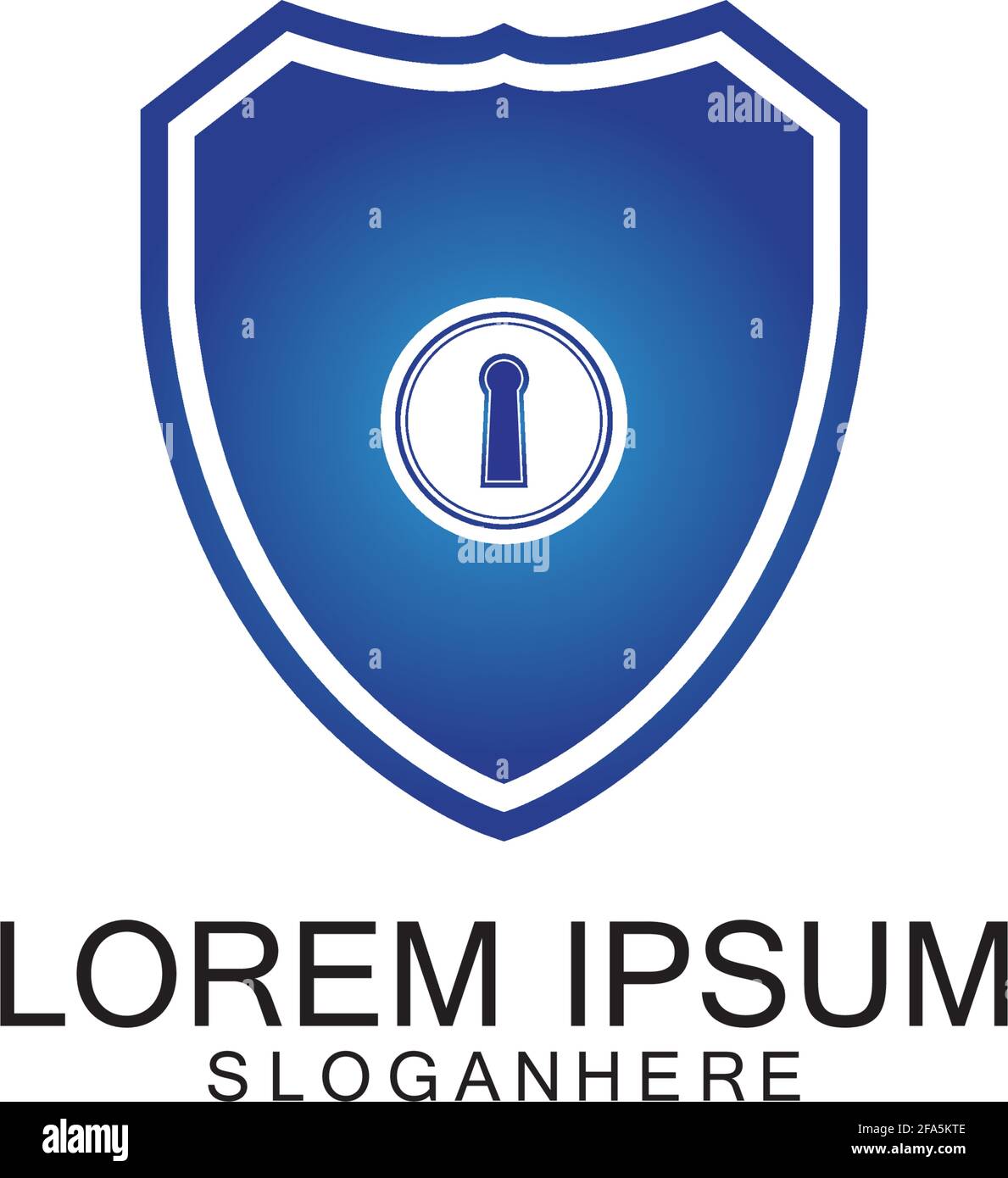 security shield logo vector icon design template Stock Vector Image ...