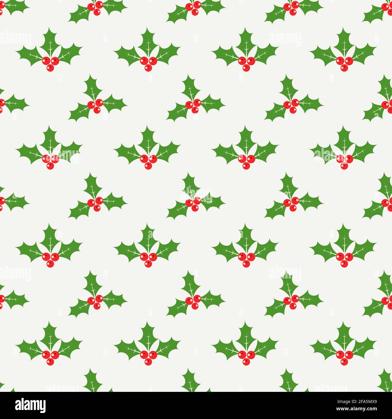 Holly berry seamless pattern illustration Stock Vector Image & Art - Alamy