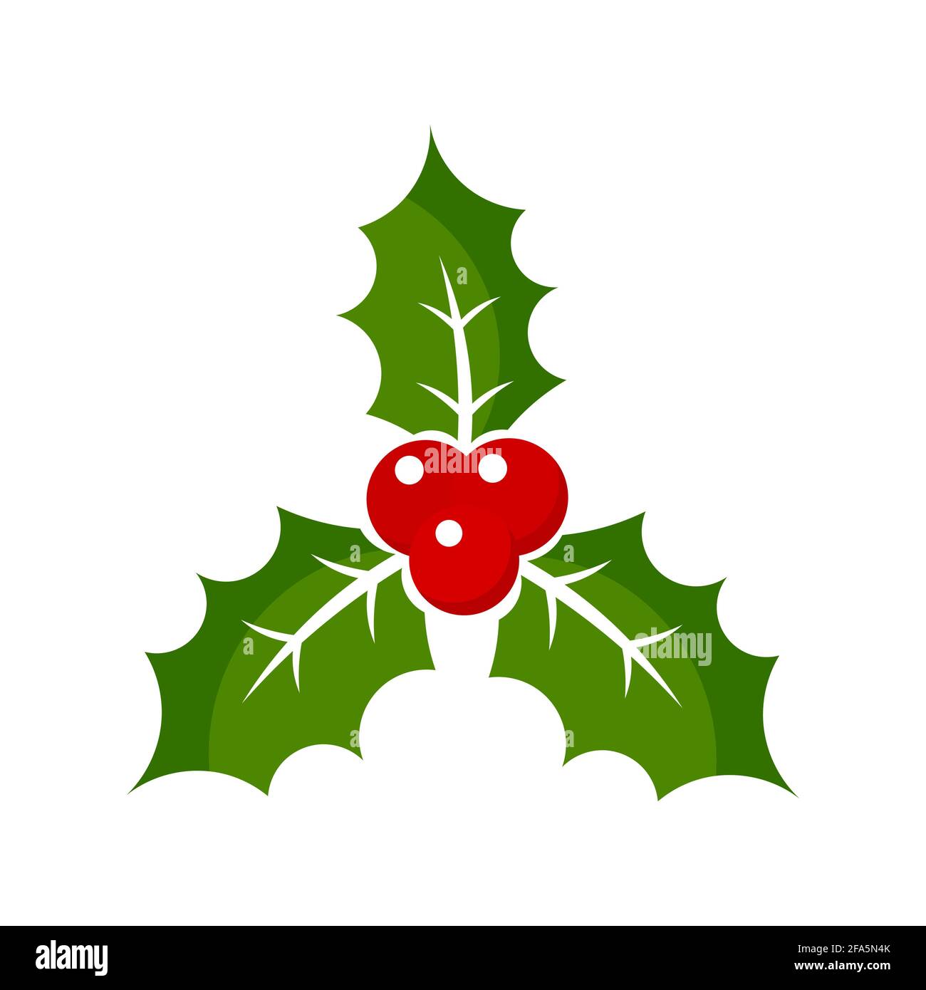 Christmas holly berry icon illustration Stock Vector Image & Art - Alamy
