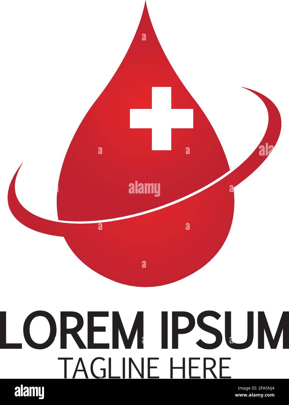 Health care&Blood donation logo icon design template Stock Vector Image ...