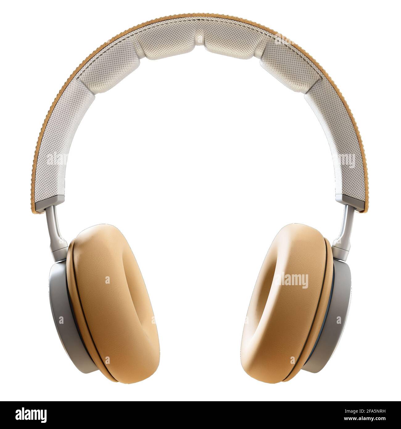 3d illustration of headphones isolated with white background Stock ...