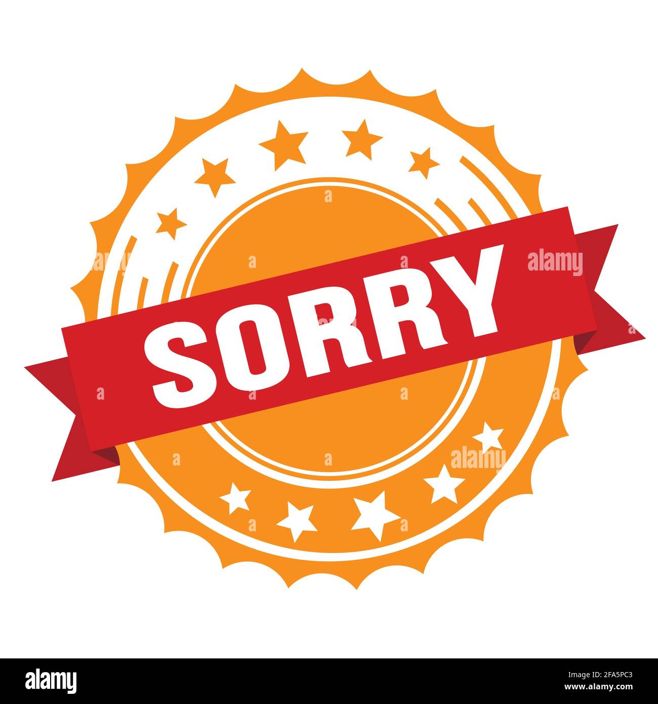Sorry Sticker Red Sorry seal hi-res stock photography and images - Alamy