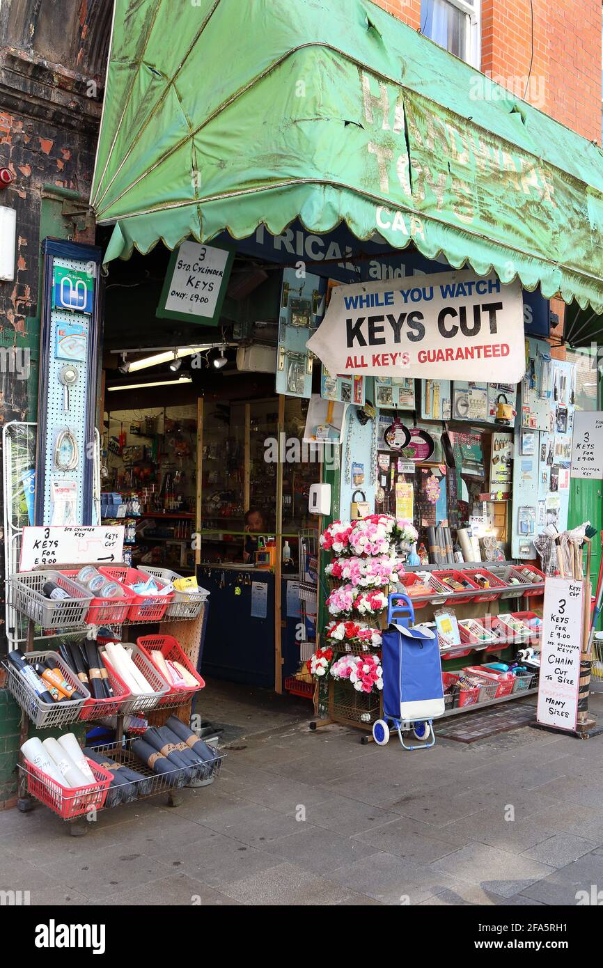 Old fashioned store on Mary street in Dublin Stock Photo